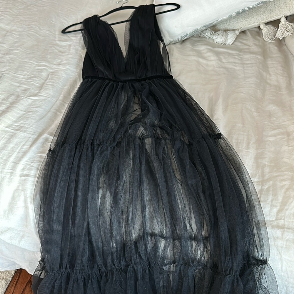 NWT Black Chloe Tulle Dress